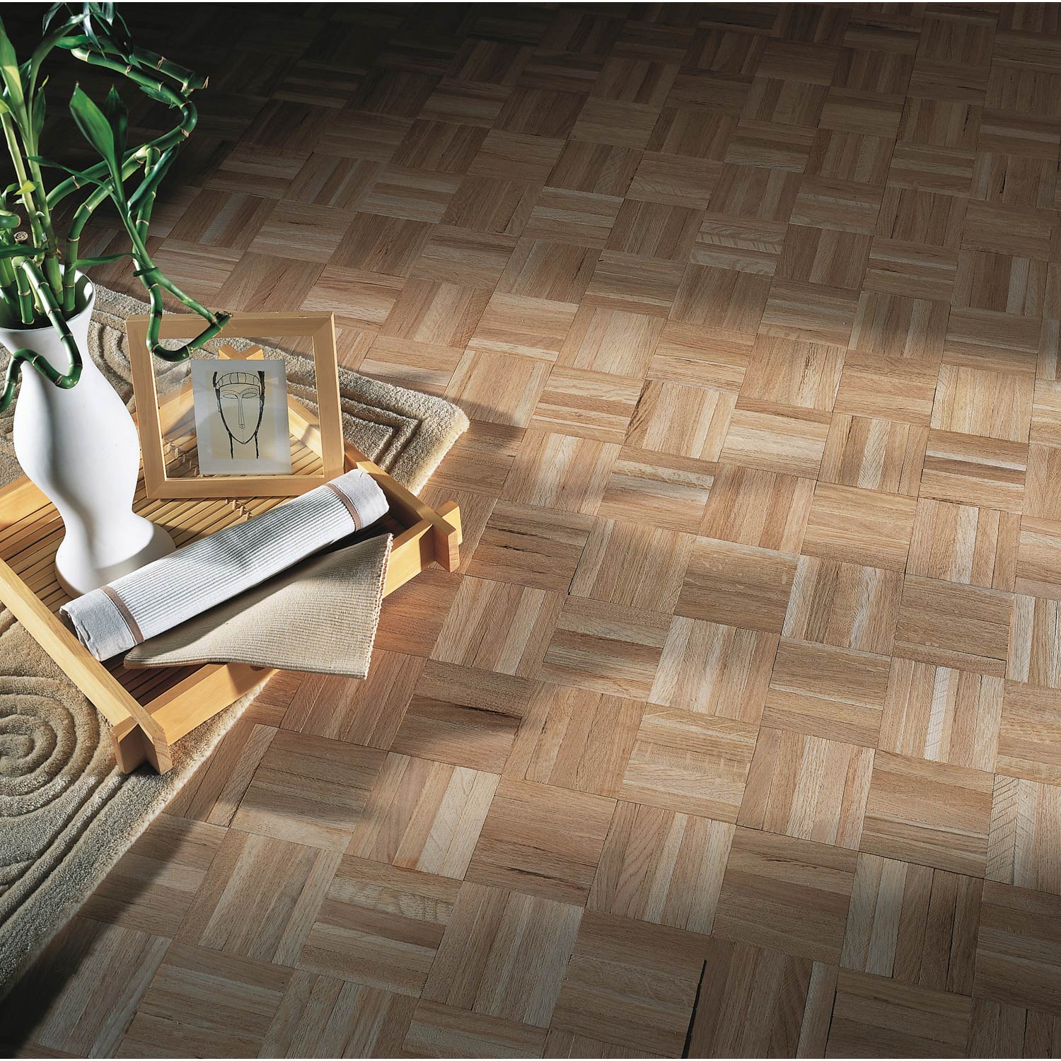 parquet mosaique damier